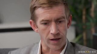 A blonde thief gets caught by a therapist on his couch