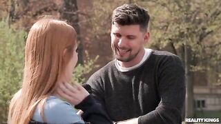 Redheads have sex without using their hands, just pussies
