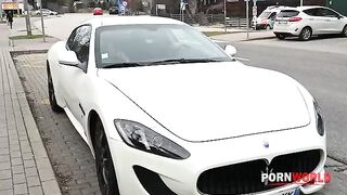 Bitchy gold digger Alyssa Bounty gets fucked by two guys