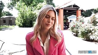 A man fucked a blonde in dedication mode