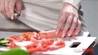 A culinary treat for the body in the kitchen on the table