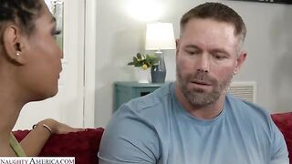 Does she suck dick of her new guest on the first date?