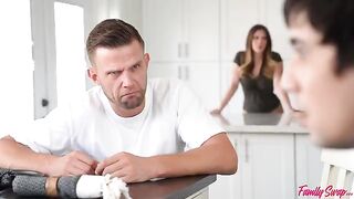 These customs have recently become obligatory. A girl is having sex with many guys