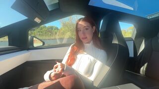 In a cybertruck, I'm gonna give you an exclusive homemade show