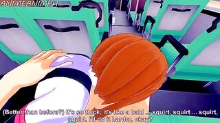 Deku fucks Ochako Uraraka in an intense My Hero Academia scene
