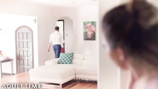 A wife catches her husband in a compromising situation