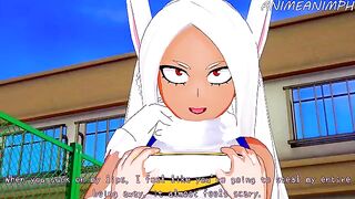 Mirko gets her hero skills tested in a steamy My Hero Academia scene