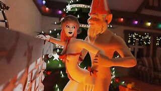 Christmas-themed Fortnite compilation featuring the hottest animated scenes in high definition