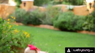 Ariana Marie cheats on her BF with a bad cheerleader captain