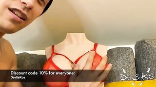Sex doll casting with the stunning Aurora from Tantaly, featuring intense action