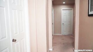 The girl is in the mood for sex with anyone