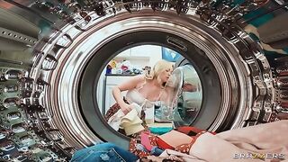A hot threesome sex with mom and a guy, exploring family values