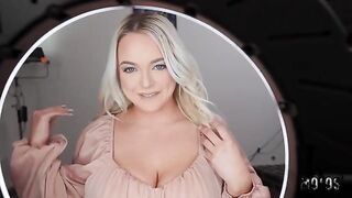 You'd better play with my dick! - blonde, POV, first-person sex