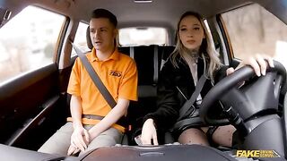 A girl had sex right after the exam with a taxi driver
