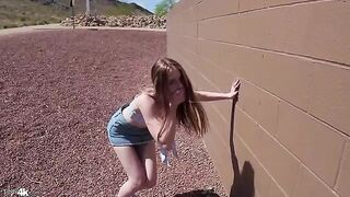 A girl is having fun with her boyfriend in different poses