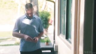 A cute girl sat on the guy's face and he sucked her pussy