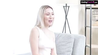The little girl was fucked hard at the casting