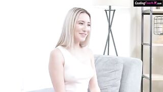 The little girl was fucked hard at the casting