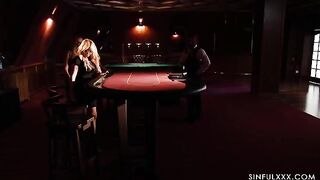 In the darkness of passion, the ladies find each other and enjoy slow sex