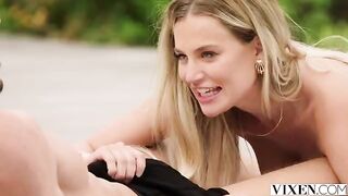 A humble girl shows her beauty in the midst of a big city dirt