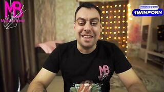 A pregnant woman with big boobs seduced her stepson and got fucked on stream