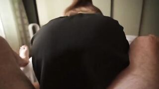 A horny stepsister found me jerking off her panties and fucked me hard