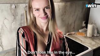 The neighbor helps the husband when his wife doesn't want to satisfy him