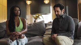 A girl got into a forbidden place and got fucked by a black guy