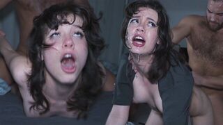 A girl likes to get her face covered with sperm when she is fucked