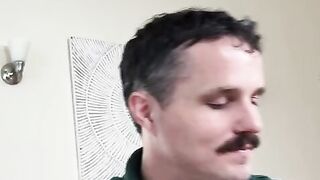 A man checks the flexibility of his new girlfriend in a steamy scene