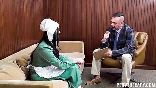 Only cunnilingus can do it, and this maid is a proof