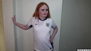 An English football fan was fucked in the ass after losing a bet