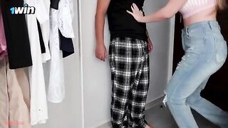 My hot stepmom gave me anal as a birthday gift in a steamy scene