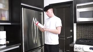 The guy’s cock is so big that it makes the girl moan. These passions have just started to boil