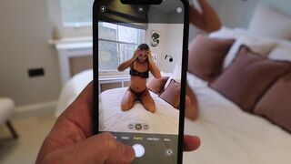 What would happen if the girl’s boyfriend finds out about the photos?