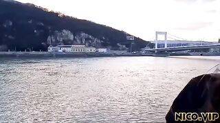 The man fucked his girlfriend in her tight ass during their trip