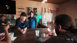 Who hasn't tried fucking behind the garage? The girls are so naughty!