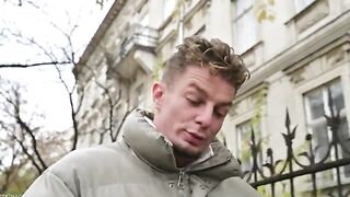 The cute girl has sex with a guy with big cock
