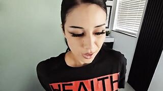 The goth girl felt the power of an impressive cock