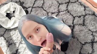 The baby is willing to do anything for the sake of orgasm