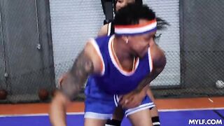 After the ball, we'll try. The guy fucked his girlfriend in stockings