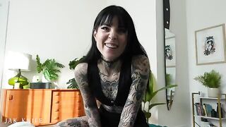 A hot girl has a sex with her favorite vibrator