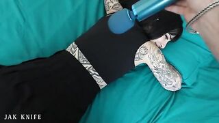 A hot girl has a sex with her favorite vibrator