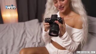 You finally hold a real cock in your hands!