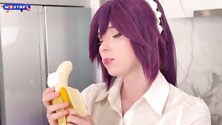 That's why she's an anime girl, so she can get fucked roughly anytime