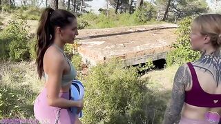 The guy didn't take his girlfriend to the woods for nothing