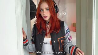 Redhead knows what to do if she can't pay, and it's not hard