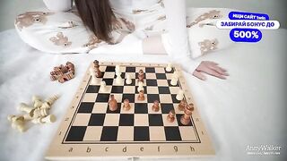 She played chess with her stepbrother, but she made a different move