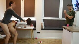 You have to remember this is how you get bent - a cuckold threesome