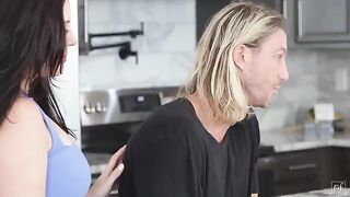 A word of gratitude is the best, especially in a steamy kitchen scene